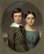 Samuel Lancaster Gerry John Oscar Kent and His Sister, Sarah Eliza Kent. oil painting picture wholesale